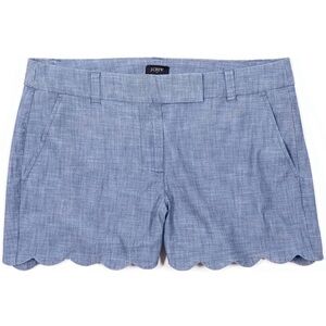 J. Crew Mercantile Women’s 4” Scalloped shorts